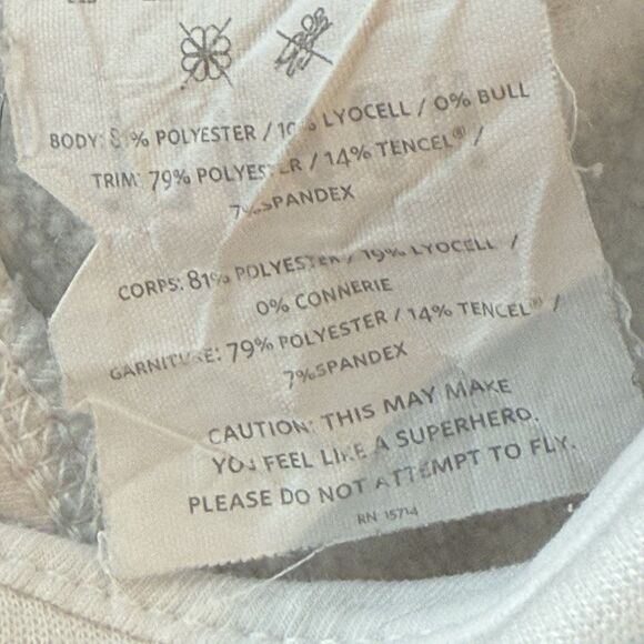 NOBULL White Sweatshirt Womens Extra Small Crewneck Pullover - Picture 5 of 7